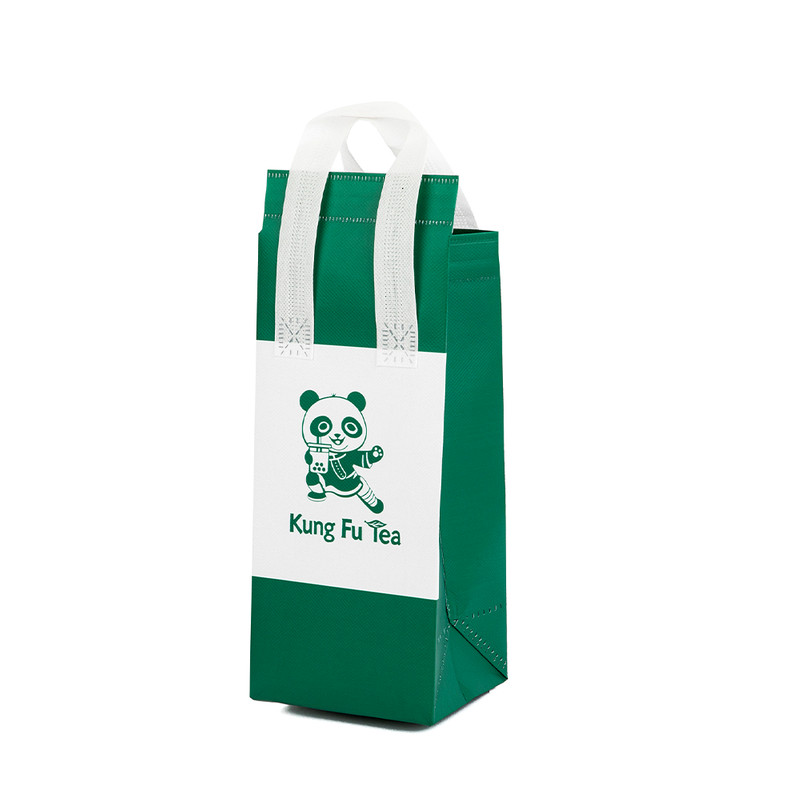 可持续和绝缘的可生物降解冷却器袋，用于外卖和送货