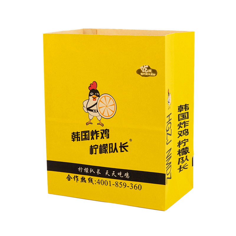 炸薯条开了鸡肉纸袋 s