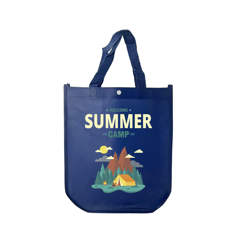 定制可重复使用的缝制非编织购物袋